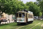 Historic streetcars in Porto